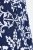Ulla Popken 847586 Blazer en jacquard fleuri Bleu marine - Blazers - Blazers grande taille pour femme