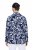 Ulla Popken 847586 Blazer en jacquard fleuri Bleu marine - Blazers - Blazers grande taille pour femme