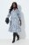 Ulla Popken 847643 Robe en jersey rayée Bleu marine - Robes en jersey - 