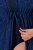 Ulla Popken 847654 Robe imprimée Bleu marine - Caftans - 