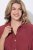 Ulla Popken 847797 Robe chemise Rouge rouille - Robes chemise - 