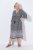Ulla Popken 847798 Robe mi-longue trapèze à col V Noir - Robes midi - Robes midi grande taille