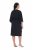 Ulla Popken 847909 Robe mi-longue fleurie Noir - Robes midi - Robes midi grande taille