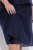 Ulla Popken 847918 Robe en mousseline fleurie Bleu marine - Robes midi - Robes midi grande taille