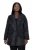 Ulla Popken 848099 Blazer fleuri en jacquard à boutonnage caché Noir - Blazers - Blazers grande taille pour femme