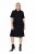 Ulla Popken 848105 Robe sweat Noir - Robes - Robes pour toutes les tailles