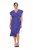 Ulla Popken 848120 Robe à volants Lilas - Robes de soirée - Robes de soirée grande taille