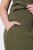 Ulla Popken 848131 Pyjama en dentelle Vert olive - Pyjamas/vêtements de détente - 