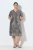 Ulla Popken 848137 Robe à sequins à imprimé animal Beige - Robes de soirée - Robes de soirée grande taille