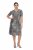 Ulla Popken 848137 Robe à sequins à imprimé animal Beige - Robes de soirée - Robes de soirée grande taille