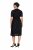 Ulla Popken 848140 Robe à sequins Noir - Robes de soirée - Robes de soirée grande taille