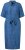 Ulla Popken 848491 Robe chemise Bleu denim - Robes midi - Robes midi grande taille