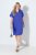 Ulla Popken 848526 Robe en lin mélangé à poches Bleu - Robes d'été - Robes d'été grande taille