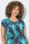 Ulla Popken 848696 Robe imprimée Bleu marine - Robes d'été - Robes d'été grande taille
