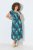 Ulla Popken 848696 Robe imprimée Bleu marine - Robes d'été - Robes d'été grande taille