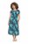 Ulla Popken 848696 Robe imprimée Bleu marine - Robes d'été - Robes d'été grande taille