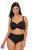 Ulla Popken 848803 Culottes en dentelle lot de 3 Noir - Culottes - 