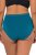 Ulla Popken 848803 Culottes en dentelle lot de 3 Pétrole - Culottes - 