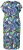 Ulla Popken 848980 Robe chemise fleurie Lilas - Robes midi - Robes midi grande taille
