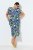 Ulla Popken 848980 Robe chemise fleurie Lilas - Robes midi - Robes midi grande taille