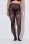 Ulla Popken 849049 Collant à rayures 40 den Noir - Collants & chaussettes - 