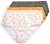Ulla Popken 849098 Culottes à fleurs lot de 6 Orange - Culottes - 
