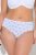 Ulla Popken 849098 Culottes à fleurs lot de 5 Bleu clair - Culottes - 