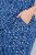 Ulla Popken 849144 Pyjama à imprimé animal Bleu marine - Pyjamas/vêtements de détente - 