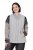 Ulla Popken 849221 Gilet matelassé à col côtelé Gris - Gilets sans manches - 