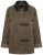Ulla Popken 849246 Veste en similicuir Vert olive - Vestes - Vestes femme grande taille
