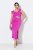 Ulla Popken 849508 Robe de soirée Lilas - Robes de soirée - Robes de soirée grande taille
