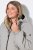 Ulla Popken 849552 Manteau matelassé Gris - Manteaux - Manteaux femme grande taille