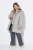 Ulla Popken 849552 Manteau matelassé Gris - Manteaux - Manteaux femme grande taille