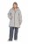 Ulla Popken 849552 Manteau matelassé Gris - Manteaux - Manteaux femme grande taille