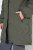 Ulla Popken 849552 Manteau matelassé Vert olive - Manteaux - Manteaux femme grande taille