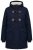 Ulla Popken 849619 Veste HYPRAR imperméable doublée teddy Bleu marine - Vestes - Vestes femme grande taille