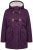 Ulla Popken 849619 Veste de pluie Violet foncé - Vestes - Vestes femme grande taille