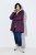 Ulla Popken 849619 Veste de pluie Violet foncé - Vestes - Vestes femme grande taille