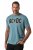 JP1880 849790 AC/DC Classic Logo T-shirt Bleu turquoise - T-shirts de groupes - T-shirts de groupes grande taille