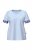 Ulla Popken 849850 Pyjama à carreaux Bleu clair - Pyjamas/vêtements de détente - 