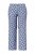 Ulla Popken 849850 Pyjama à carreaux Bleu clair - Pyjamas/vêtements de détente - 