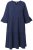 Ulla Popken 849856 Robe à volants Bleu marine - Robes midi - Robes midi grande taille