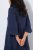 Ulla Popken 849856 Robe à volants Bleu marine - Robes midi - Robes midi grande taille