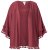 Ulla Popken 849860 Kimono Rouge rouille - Cardigans - Cardigans femme grande taille