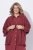 Ulla Popken 849860 Kimono Rouge rouille - Cardigans - Cardigans femme grande taille