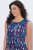 Ulla Popken 849887 Robe en jersey sans manches Bleu marine - Robes en jersey - 
