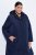 Ulla Popken 849908 Veste de pluie Bleu marine - Vestes - Vestes femme grande taille