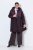Ulla Popken 849908 Veste de pluie Bordeaux - Vestes - Vestes femme grande taille