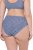 Ulla Popken 850077 Culottes à motifs lot de 5 Bleu clair - Culottes - 