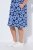 Ulla Popken 850121 Robe en jersey à manches courtes et col V Bleu - Robes en jersey - 